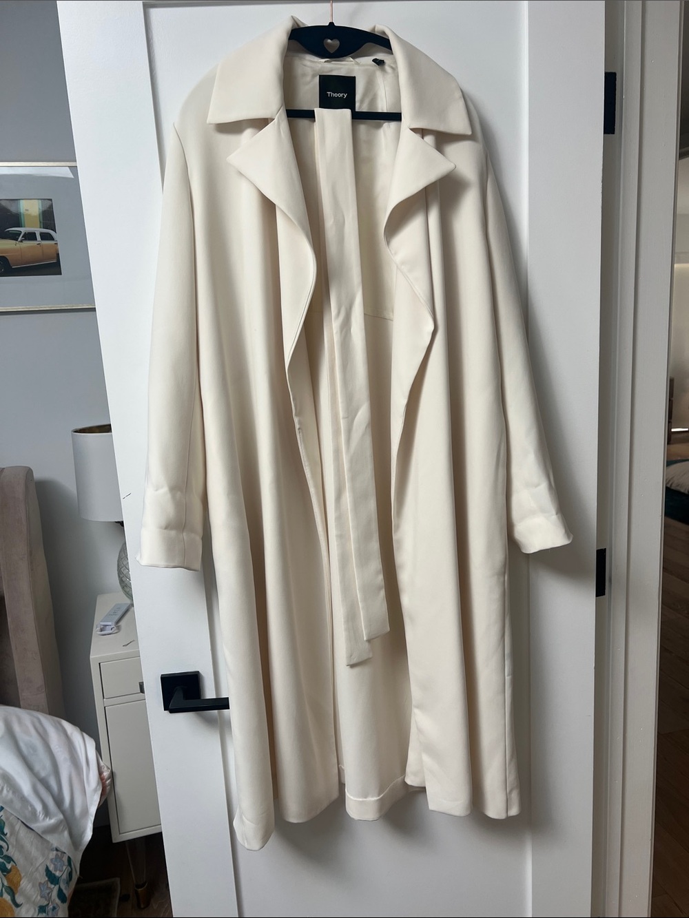 Theory Cream Trench Coat